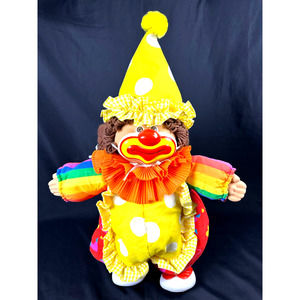 Vintage 1986 Xavier Roberts Cabbage Patch Doll with Clown Costume
